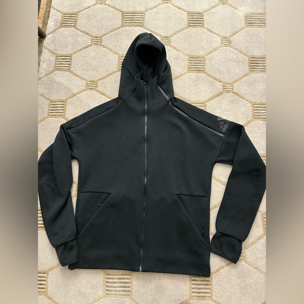 Adidas Full Zip Hooded Sweatshirt